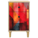 vidaXL Éjjeliszekrény HEESCH 2 db Sonoma Tölgy 36 x 33 x 60 cm