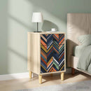 vidaXL Éjjeliszekrény OMMEN 2 db Sonoma Tölgy 36 x 33 x 60 cm