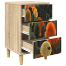 vidaXL Éjjeliszekrény ZAANDAM 2 db Sonoma Tölgy 36 x 33 x 60 cm