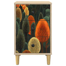 vidaXL Éjjeliszekrény ZAANDAM 2 db Sonoma Tölgy 36 x 33 x 60 cm