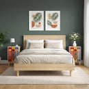 vidaXL Éjjeliszekrény ESSEN 2 db Sonoma Tölgy 36 x 33 x 60 cm