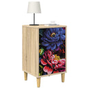 vidaXL Éjjeliszekrény KIEL 2 db Sonoma Tölgy 36 x 33 x 60 cm