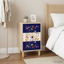 vidaXL Éjjeliszekrény MAINZ 2 db Sonoma Tölgy 36 x 33 x 60 cm