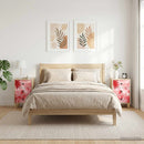 vidaXL Éjjeliszekrény AACHEN 2 db Sonoma Tölgy 36 x 33 x 60 cm