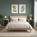 vidaXL Éjjeliszekrény BREMEN 2 db Sonoma Tölgy 36 x 33 x 60 cm