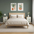 vidaXL Éjjeliszekrény GOTHA 2 db Sonoma Tölgy 36 x 33 x 60 cm