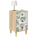 vidaXL Éjjeliszekrény GOTHA 2 db Sonoma Tölgy 36 x 33 x 60 cm