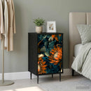 vidaXL Éjjeliszekrény LOCHEM Fekete Tölgy 36 x 33 x 61 cm Szerelt Fa