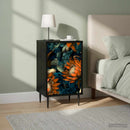 vidaXL Éjjeliszekrény LOCHEM 2 db Fekete Tölgy 36 x 33 x 61 cm