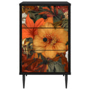 vidaXL Éjjeliszekrény GENNEP 2 db Fekete Tölgy 36 x 33 x 61 cm