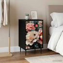 vidaXL Éjjeliszekrény BORNE 2 db Fekete Tölgy 36 x 33 x 61 cm