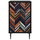 vidaXL Éjjeliszekrény OMMEN 2 db Fekete Tölgy 36 x 33 x 61 cm