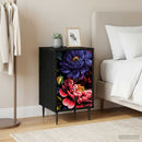 vidaXL Éjjeliszekrény KIEL 2 db Fekete Tölgy 36 x 33 x 61 cm