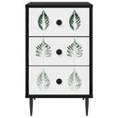 vidaXL Éjjeliszekrény HANAU 2 db Fekete Tölgy 36 x 33 x 61 cm