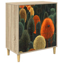 vidaXL Fiókos szekrény ZAANDAM Erdő minta 66 x 36,5 x 75 cm Szerelt Fa