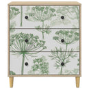 vidaXL Fiókos szekrény GOTHA Zöld fafestmény 66 x 36,5 x 75 cm Sonoma