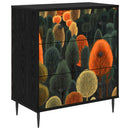 vidaXL Fiókos szekrény ZAANDAM Erdő minta 66 x 36,5 x 76 cm Szerelt Fa