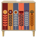 vidaXL Fürdőszoba Székény ESSEN Sonoma 60 x 40 x 60 cm Szerelt Fa