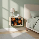 vidaXL Fali éjjeli szekrény LOCHEM 2 db Sonoma Tölgy 36 x 33 x 25 cm