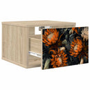 vidaXL Fali éjjeli szekrény LOCHEM 2 db Sonoma Tölgy 36 x 33 x 25 cm