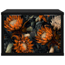 vidaXL Fali éjjeli szekrény LOCHEM 2 db Fekete Tölgy 36 x 33 x 25 cm