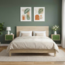 vidaXL Fali éjjeli szekrény GELEEN 2 db Sonoma Tölgy 36 x 33 x 25 cm