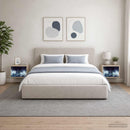 vidaXL Fali éjjeli szekrény RAALTE 2 db Sonoma Tölgy 36 x 33 x 25 cm