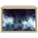 vidaXL Fali éjjeli szekrény RAALTE 2 db Sonoma Tölgy 36 x 33 x 25 cm