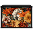 vidaXL Fali éjjeli szekrény GENNEP 2 db Fekete Tölgy 36 x 33 x 25 cm