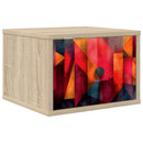 vidaXL Fali éjjeli szekrény HEESCH Sonoma Tölgy 36 x 33 x 25 cm