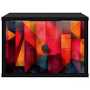 vidaXL Fali éjjeli szekrény HEESCH 2 db Fekete Tölgy 36 x 33 x 25 cm