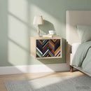 vidaXL Fali éjjeli szekrény OMMEN 2 db Sonoma Tölgy 36 x 33 x 25 cm