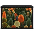 vidaXL Fali éjjeli szekrény ZAANDAM 2 db Fekete Tölgy 36 x 33 x 25 cm