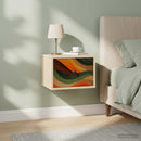 vidaXL Fali éjjeli szekrény BONN 2 db Sonoma Tölgy 36 x 33 x 25 cm