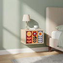 vidaXL Fali éjjeli szekrény ESSEN 2 db Sonoma Tölgy 36 x 33 x 25 cm