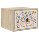vidaXL Fali éjjeli szekrény MAINZ Sonoma Tölgy 36 x 33 x 25 cm