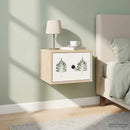 vidaXL Fali éjjeli szekrény HANAU 2 db Sonoma Tölgy 36 x 33 x 25 cm