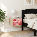 vidaXL Fali éjjeli szekrény AACHEN 2 db Sonoma Tölgy 36 x 33 x 25 cm