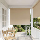 vidaXL Roletta UV védelemmel Bézs 80 x 140 cm Poliészter