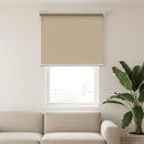 vidaXL Roletta UV védelemmel Bézs 80 x 140 cm Poliészter