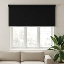 vidaXL Kültéri roló árnyékoló UV védelem Fekete 125 x 140 cm (Sz x M)
