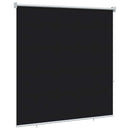 vidaXL Kültéri roló árnyékoló UV védelem Fekete 125 x 140 cm (Sz x M)
