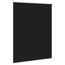 vidaXL Kültéri roló árnyékoló UV védelem Fekete 165 x 140 cm (Sz x M)