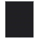 vidaXL Kültéri roló árnyékoló UV védelem Fekete 205 x 140 cm (Sz x M)