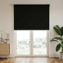 vidaXL Kültéri roló árnyékoló UV védelem Fekete 85 x 230 cm (Sz x M)