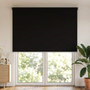 vidaXL Kültéri roló árnyékoló UV védelem Fekete 185 x 230 cm (Sz x M)
