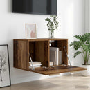 vidaXL Fali Szekrény Antik fa 60 x 36,5 x 35 cm Szerelt Fa
