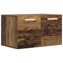 vidaXL Fali Szekrény Antik fa 60 x 36,5 x 35 cm Szerelt Fa