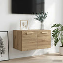 vidaXL Fali Szekrény 60 x 36,5 x 35 cm Szerelt Fa Kézműves tölgy