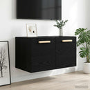 vidaXL Fali Szekrény Fekete tölgy 60 x 36,5 x 35 cm Szerelt Fa